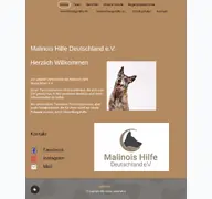Kleine Seitenvorschau von malinoishilfe-deutschland.de