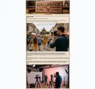 Kleine Seitenvorschau von mallander.de
