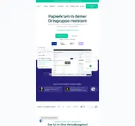 Kleine Seitenvorschau von campflow.de