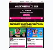 Kleine Seitenvorschau von mallorca-festival-xxl.de