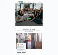 Kleine Seitenvorschau von akademie100.de