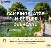 Kleine Seitenvorschau von campingberneroberland.ch