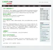 Kleine Seitenvorschau von lnmp.org