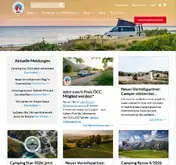 Kleine Seitenvorschau von campingclub.at