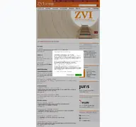 Kleine Seitenvorschau von zvi-online.de