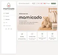 Kleine Seitenvorschau von mamicado.de