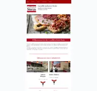 Kleine Seitenvorschau von landfleischerei-stein.de