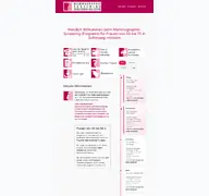 Kleine Seitenvorschau von mamma-screening-sh.de