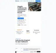 Kleine Seitenvorschau von packstack.de