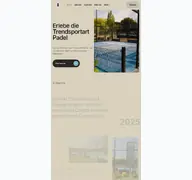 Kleine Seitenvorschau von padelfokus.de