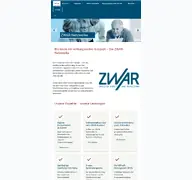 Kleine Seitenvorschau von zwar-ev.de