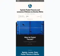Kleine Seitenvorschau von padelmitte.de