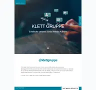 Kleine Seitenvorschau von socialmedia.klett-gruppe.de