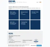 Kleine Seitenvorschau von managerportal.ddim.de