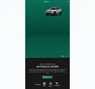 Kleine Seitenvorschau von autohaus-waser.de
