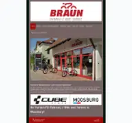 Kleine Seitenvorschau von zweirad-braun-moosburg.de
