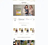 Kleine Seitenvorschau von manduca.de