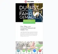 Kleine Seitenvorschau von zweiradfuehrerschein.de