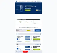 Kleine Seitenvorschau von zahnversicherung-online.de