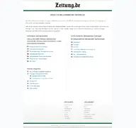 Kleine Seitenvorschau von zeitung.de