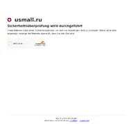 Kleine Seitenvorschau von usmall.ru