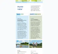 Kleine Seitenvorschau von hunte-natur.de