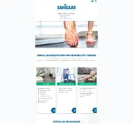 Kleine Seitenvorschau von sanisaar-orthopaedie.de