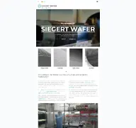 Kleine Seitenvorschau von siegertwafer.de