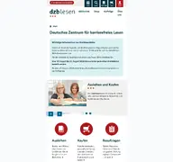 Kleine Seitenvorschau von dzblesen.de