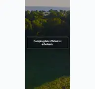 Kleine Seitenvorschau von campingplatz-platen.de
