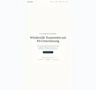 Kleine Seitenvorschau von aitrauerrede.de