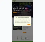 Kleine Seitenvorschau von camping-solingen.de