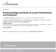 Kleine Seitenvorschau von freudenberger.de