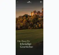 Kleine Seitenvorschau von burg-ronneburg.de