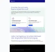 Kleine Seitenvorschau von nuance.de