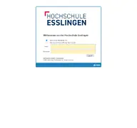 Kleine Seitenvorschau von exchange.hs-esslingen.de