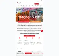 Kleine Seitenvorschau von expofair-berlin.de