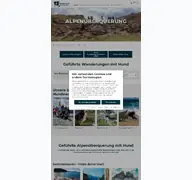 Kleine Seitenvorschau von hundewandertouren.at