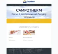 Kleine Seitenvorschau von campotherm.de