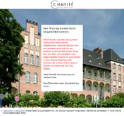 Kleine Seitenvorschau von campus.charite.de