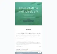 Kleine Seitenvorschau von ichthyologie.de