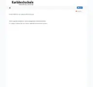Kleine Seitenvorschau von campus.karlshochschule.de