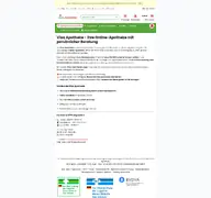 Kleine Seitenvorschau von viva-apotheke.de