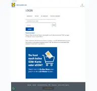 Kleine Seitenvorschau von selfcare.lidl-connect.at