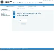 Kleine Seitenvorschau von campusonline.uni-ulm.de