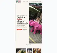 Kleine Seitenvorschau von beialberto.de