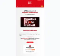 Kleine Seitenvorschau von buendnisredefreiheit.ch