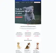 Kleine Seitenvorschau von hunderasse.de