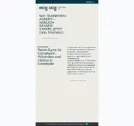 Kleine Seitenvorschau von sportetage-sued.de