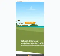 Kleine Seitenvorschau von jagdhaftpflicht-vergleichen.de